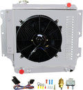 CoolingCare Radiator Compatible with 1987-2006 Jeep Wrangler TJ (4 Row + Fan Relay) V1362