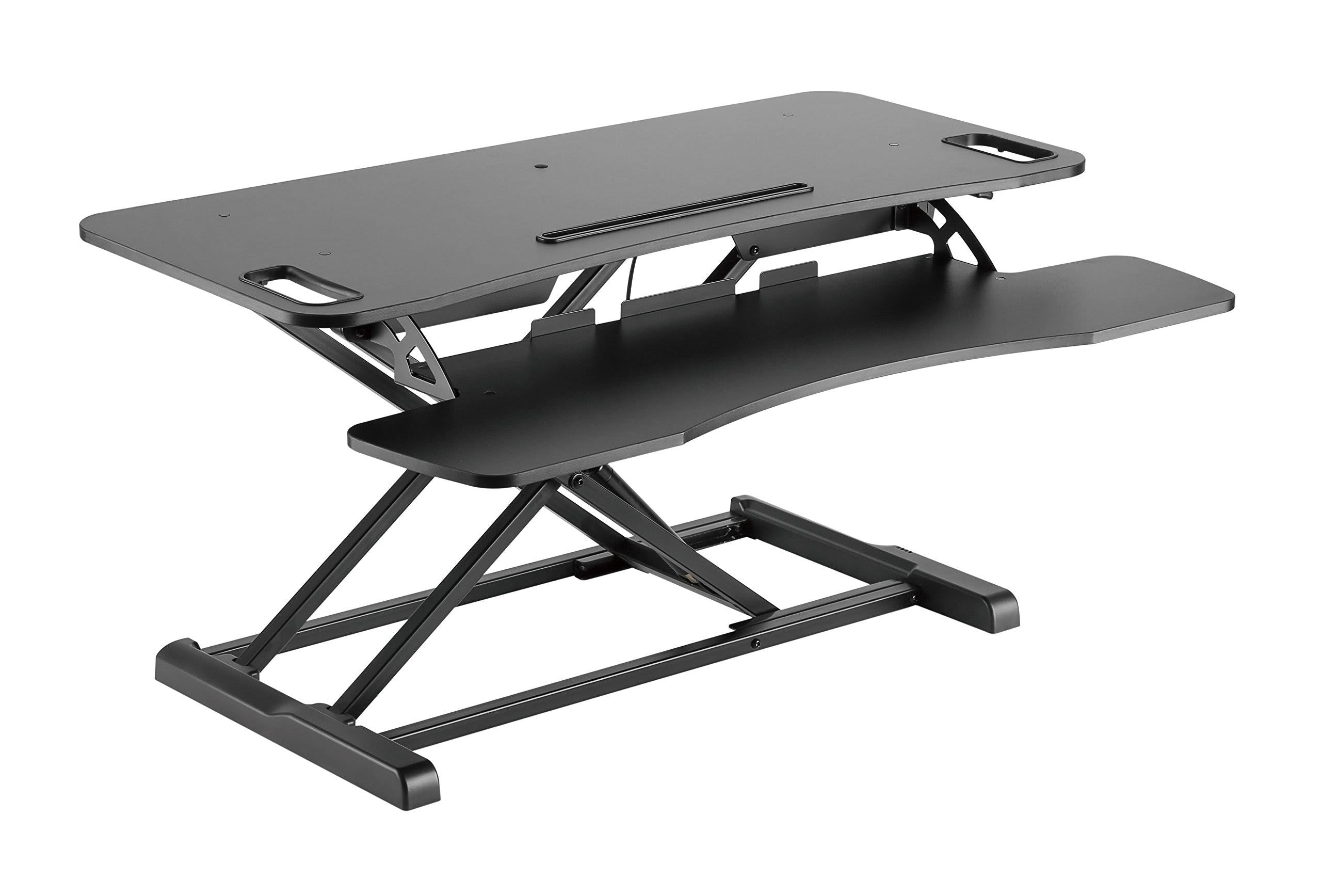 Ergonomic Standing Desk Monitor Riser Height Adjustable Tabletop Sit to Stand Workstation A99356