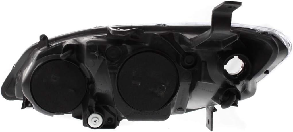 Headlight Assembly for Honda Civic 2004 2005 Passenger Side with Bulbs P6152