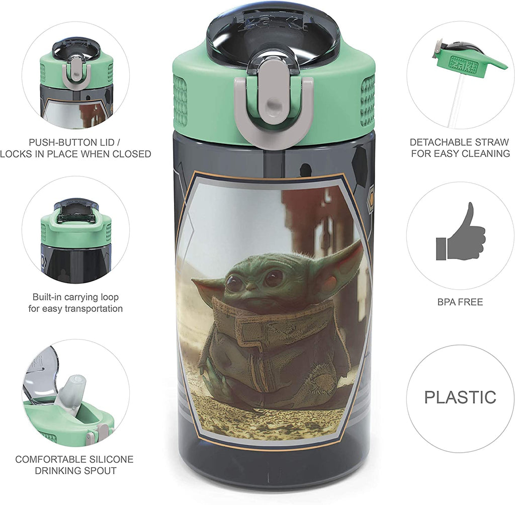Leak-Proof Plastic Water Bottle 2pc Set S2238