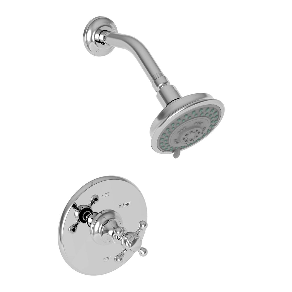 Gloss Black Balanced Pressure Shower Trim Set D905702