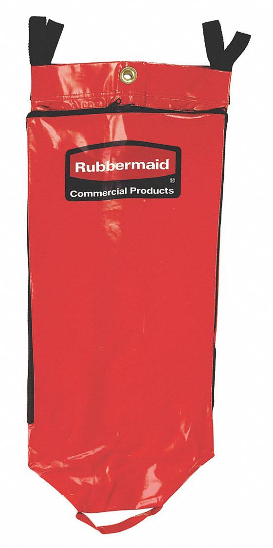 Red Vinyl 34 Gal Recycling Cart Bag L304