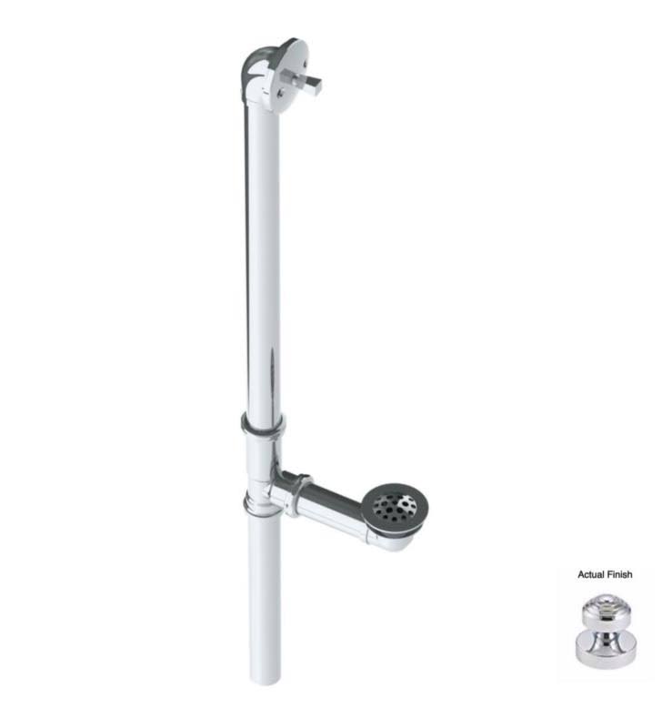 Satin PVD Brass Trip Lever Waste and Overflow F7875