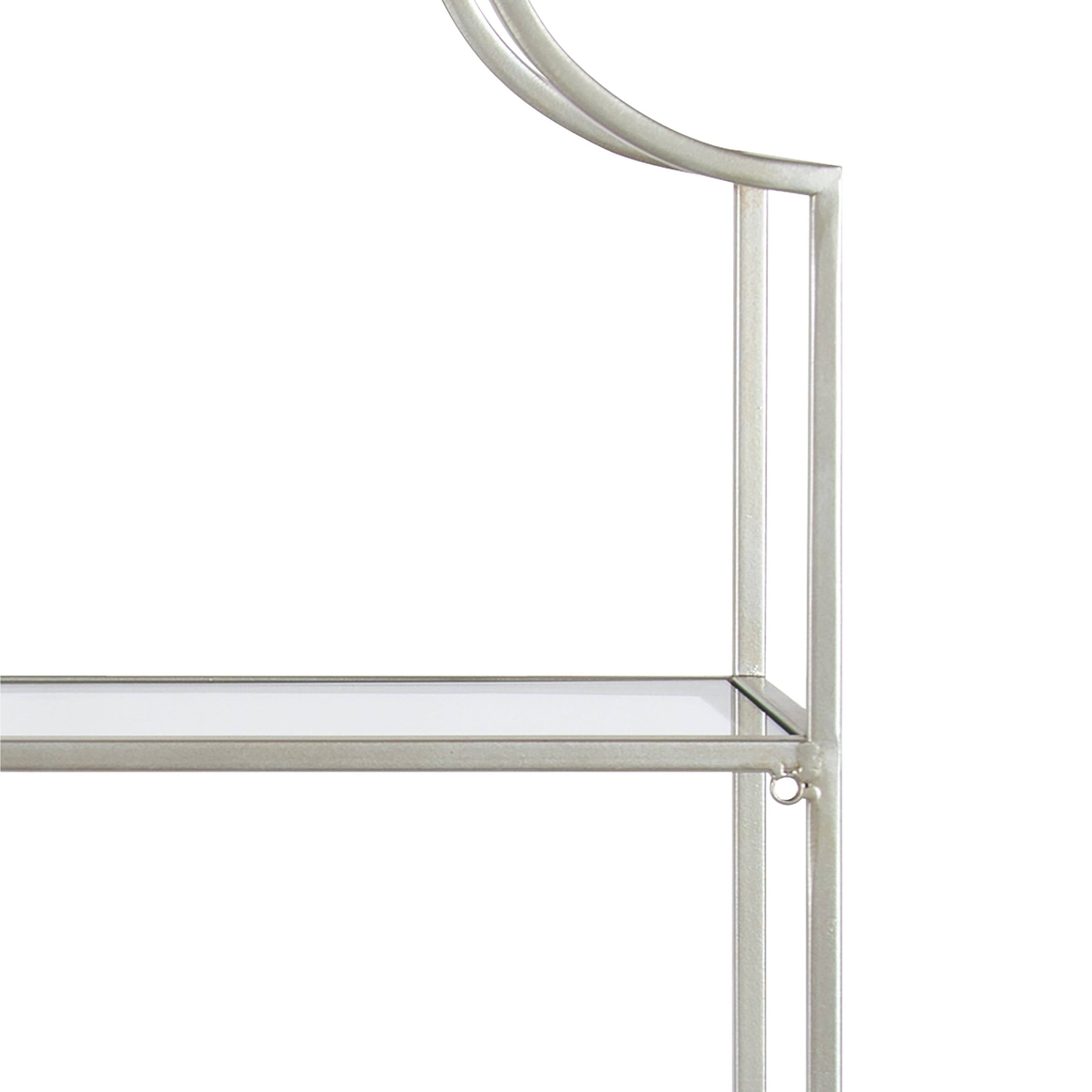 4-Tier Wall Shelf - Silver U6745