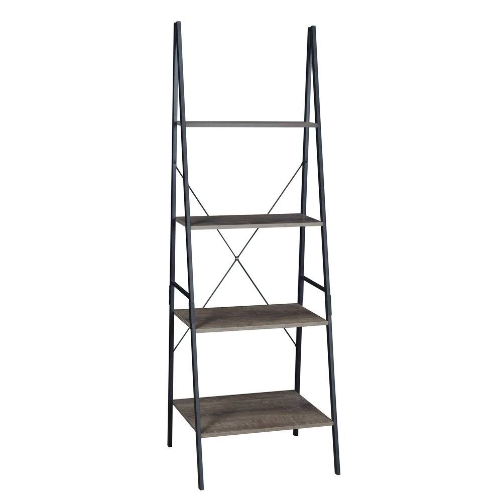 Urban Walnut Ladder Bookcase P64267