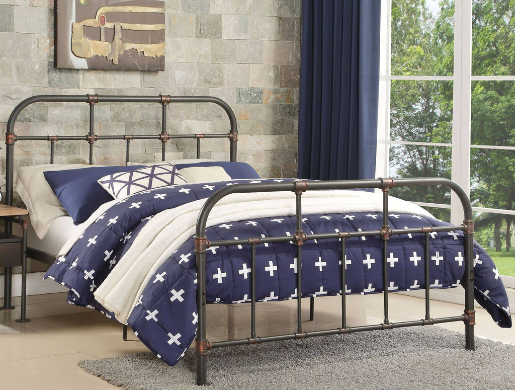 Twin Bed Sandy Gray O112303
