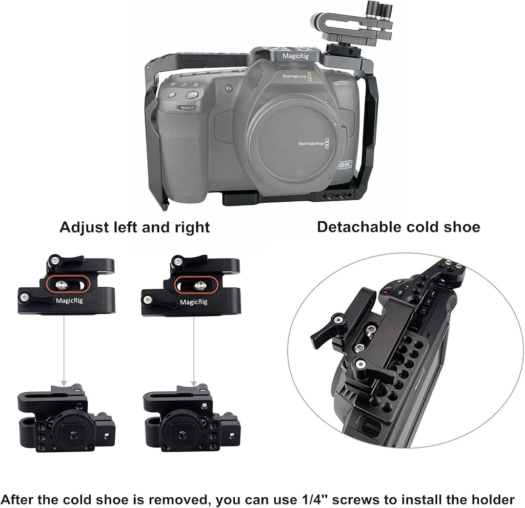 BMPCC 6K Pro Cage with T5 SSD Mount E19574
