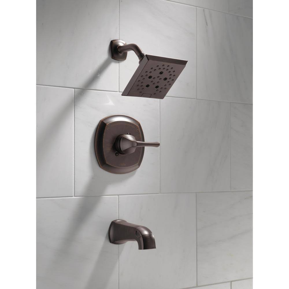 Single-Handle 5-Spray Tub and Shower Faucet in Venetian Bronze C8978