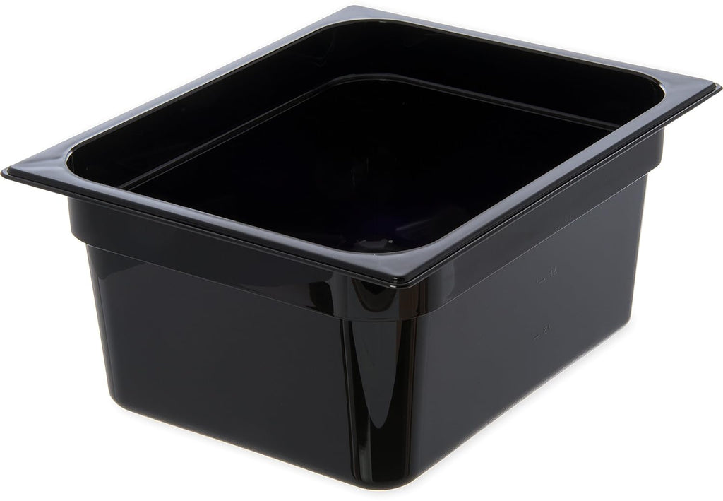 Black Half-Size Food Pan, 8.7 qt, Case of 6 T907111