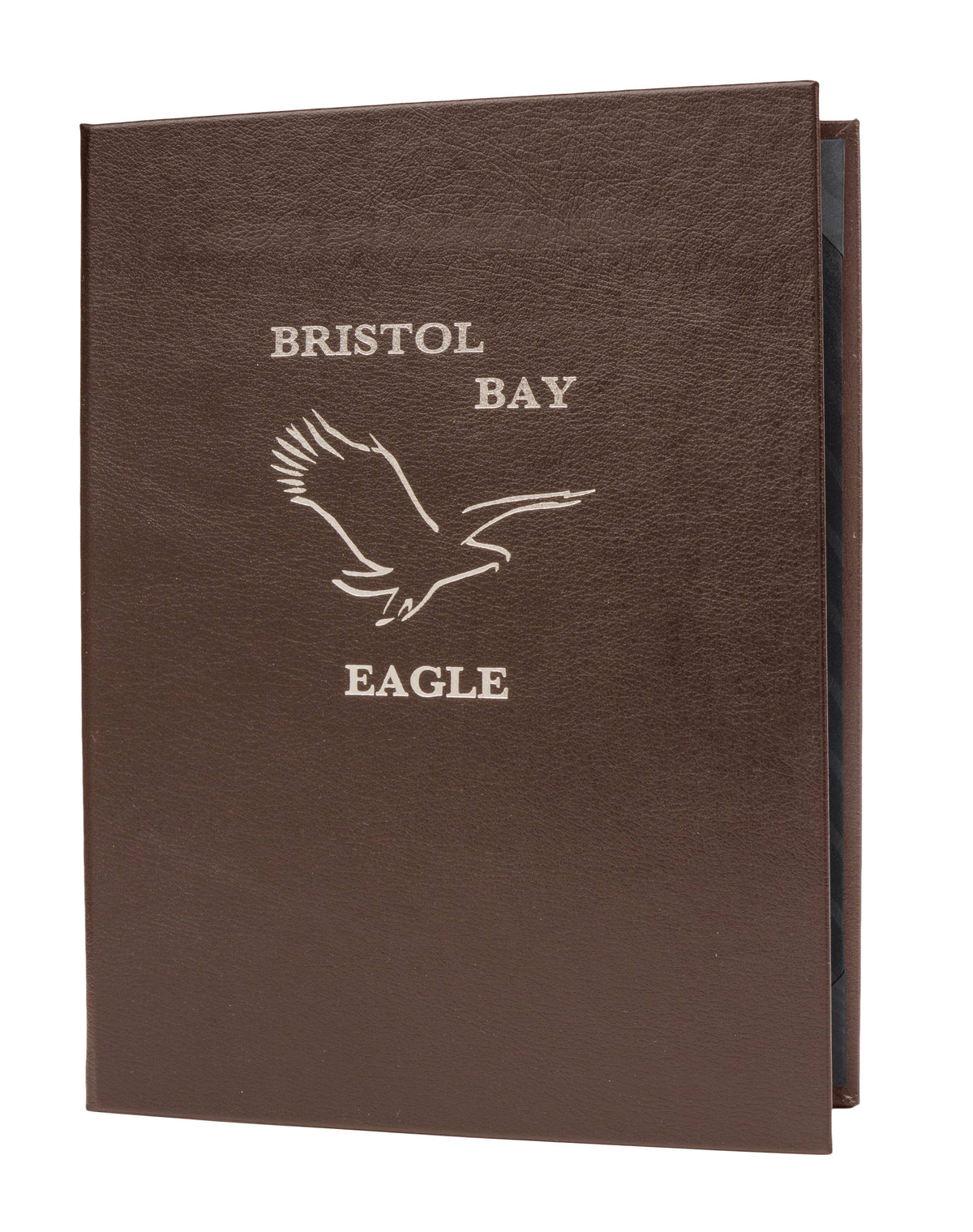 4¼ x 14 Mahogany Bonded Leather Casebound Menu H550550