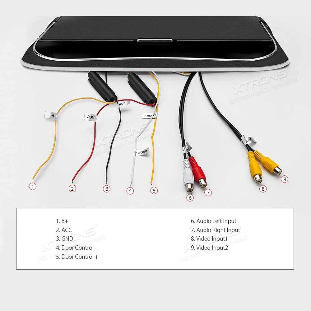 11.6 Inch Overhead Car Monitor with Built-in Stereo Speakers O765783