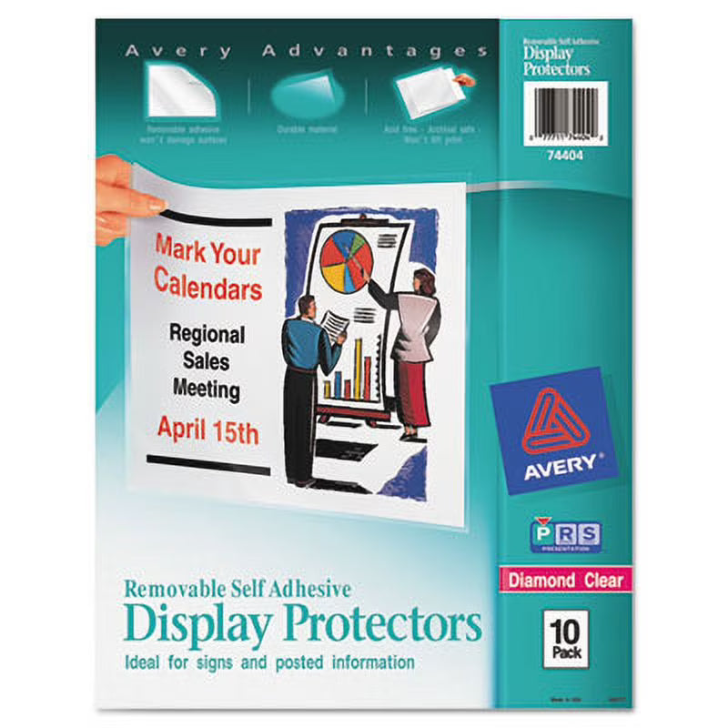 2PK Top-Load Sheet Protectors, Letter, 10/Pack U621616