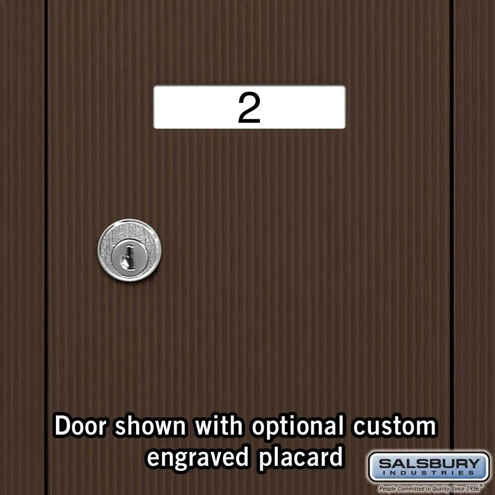 Bronze-Vertical Mailbox, Surface Mounted, 4 Doors L500183