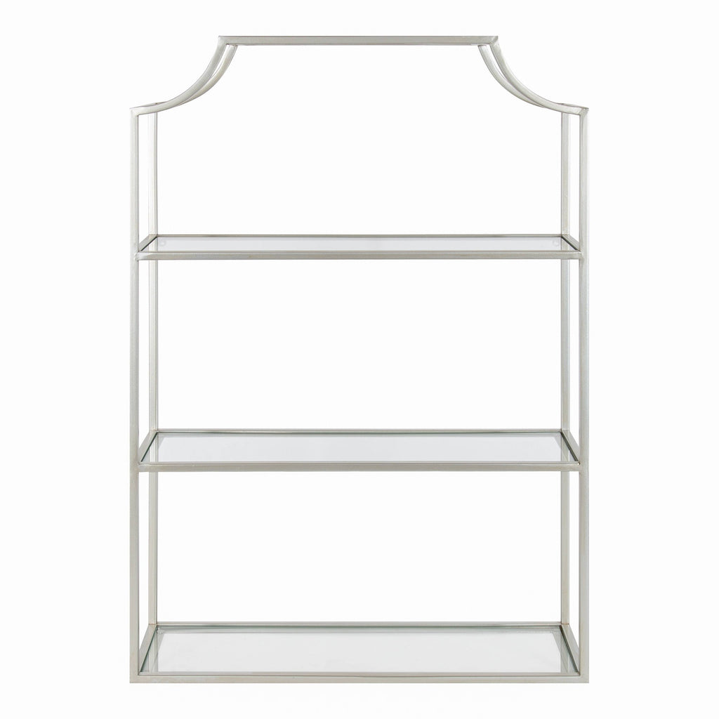 4-Tier Wall Shelf - Silver U6745