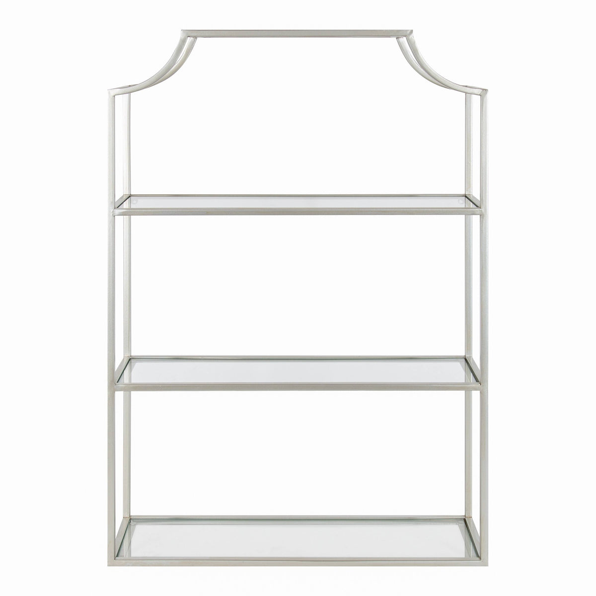 4-Tier Wall Shelf - Silver U6745
