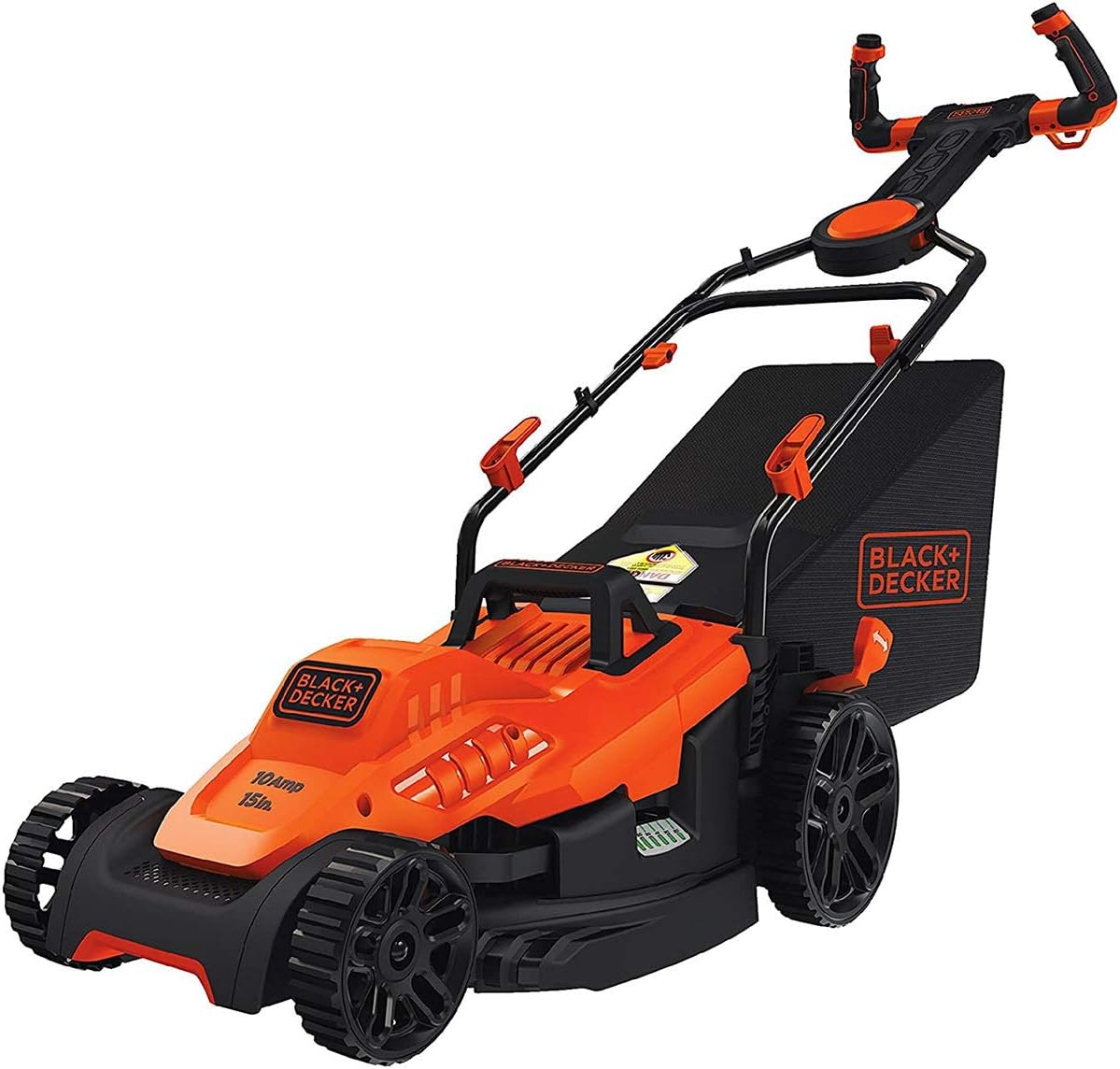15-Inch 10-Amp Corded Electric Lawn Mower with Bike Handle C885