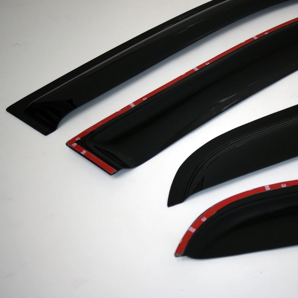 4 Pcs Dark Smoke Window Visor Deflector Rain Guard K617949