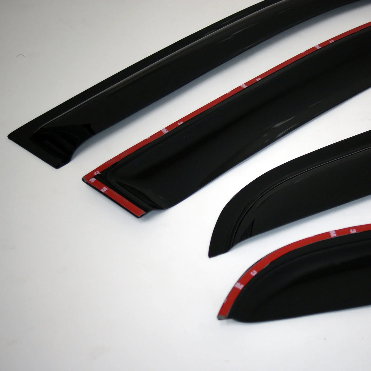 4 Pcs Dark Smoke Window Visor Deflector Rain Guard K617949