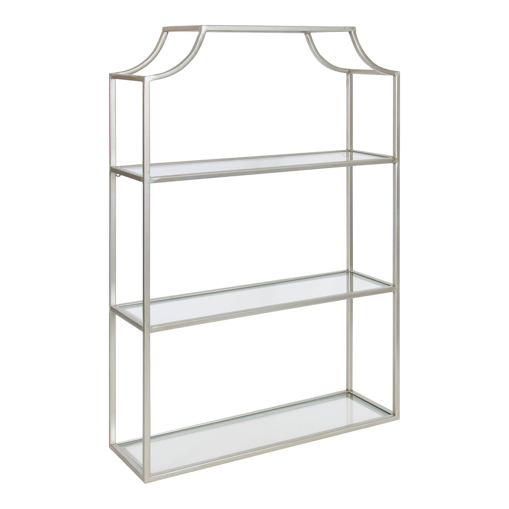 4-Tier Wall Shelf - Silver U6745