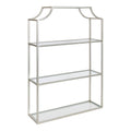 4-Tier Wall Shelf - Silver U6745