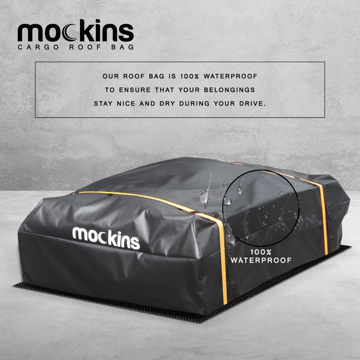25 Cubic Feet Waterproof Rooftop Cargo Bag with/without Rack N1516