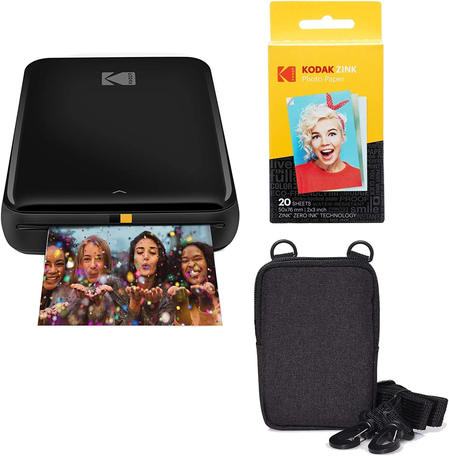 Pink Instant Photo Printer with Bluetooth/NFC J5207