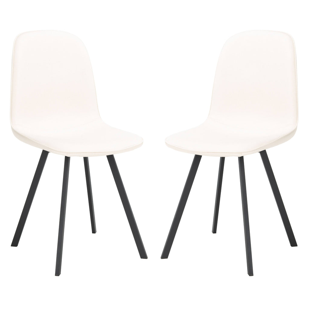 Beige / Black Dining Chair (Set of 2) F3396