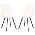 Beige / Black Dining Chair (Set of 2) F3396