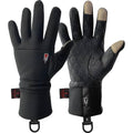 Black Polartec Wind Pro Liner Gloves, Touchscreen Capable K33946