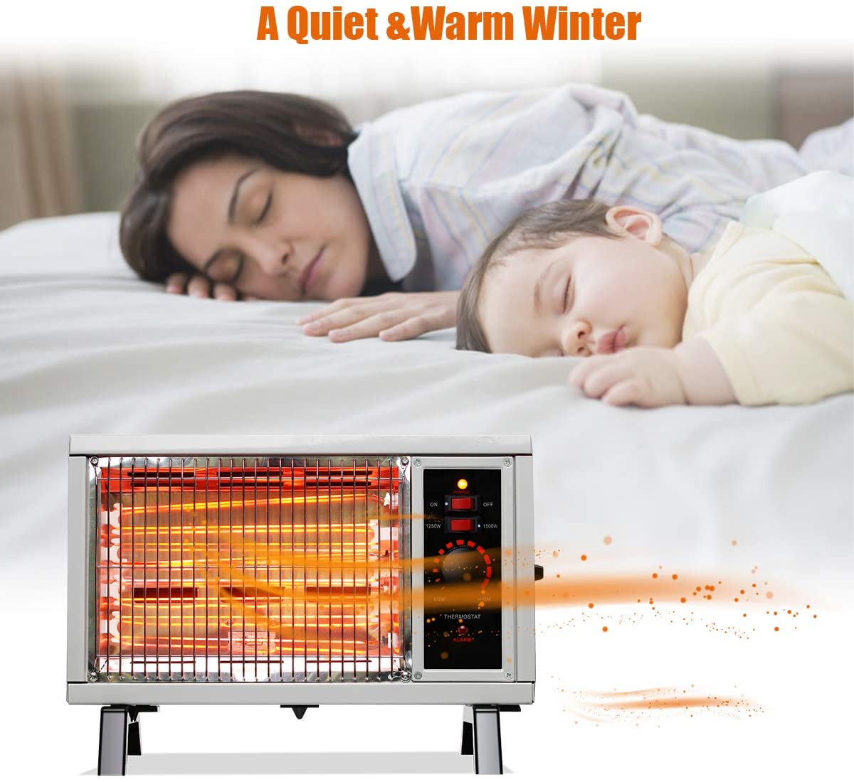 5120 BTU Electric Radiant Heater F6044