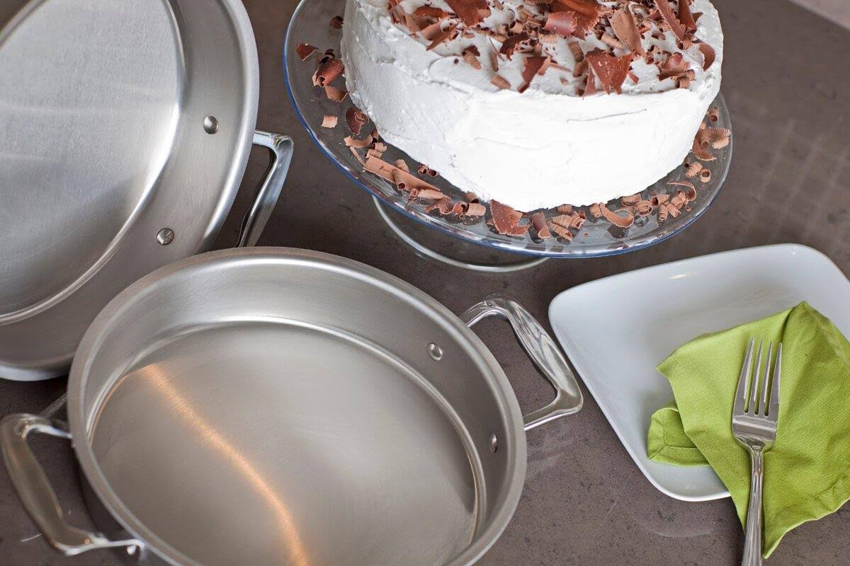 9x22 Round Stainless Steel Cake Pan A87615