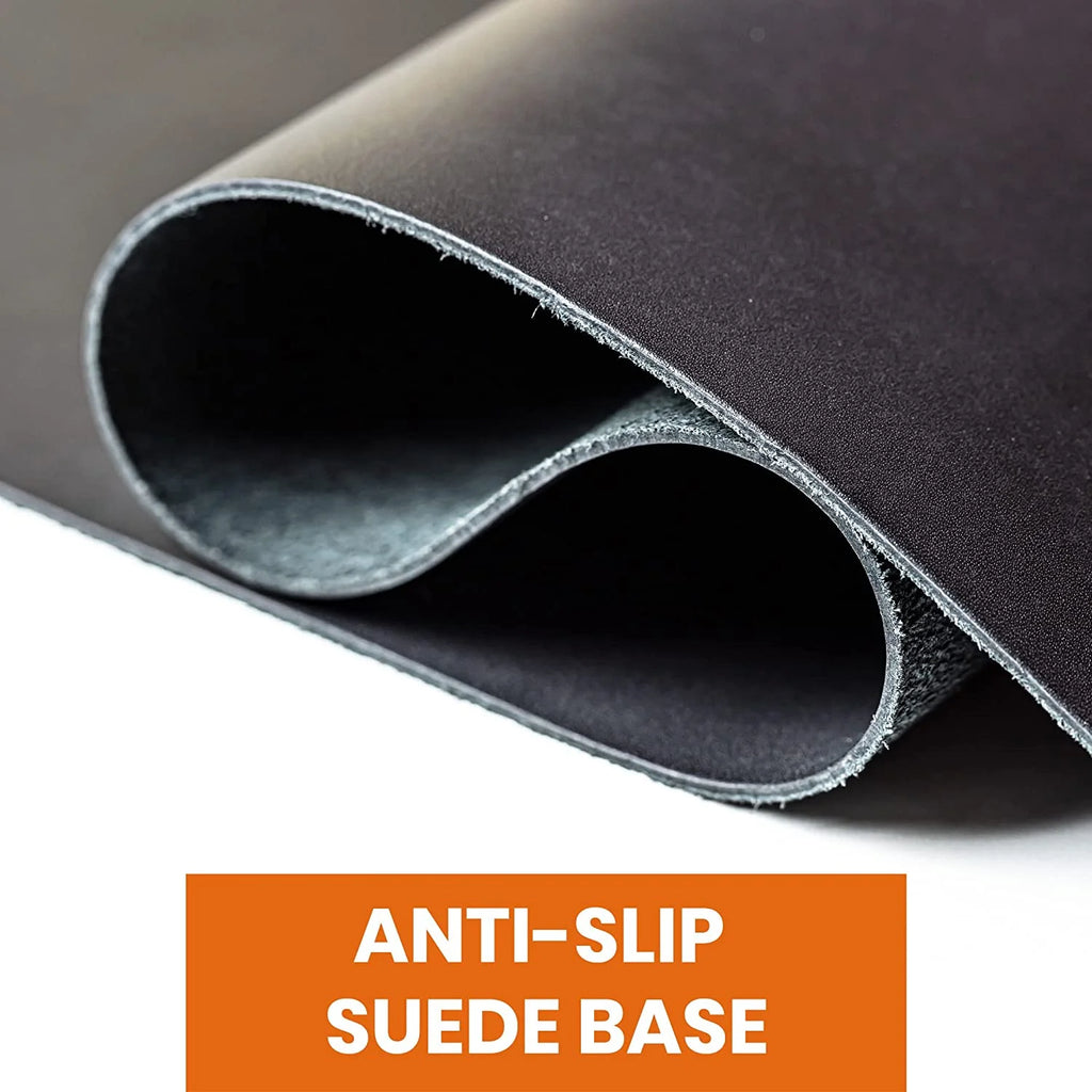 Black Leather Desk Pad 36" x 15" G999