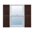 12 inch x 92 inch Vinyl Open Louver Shutters F26207