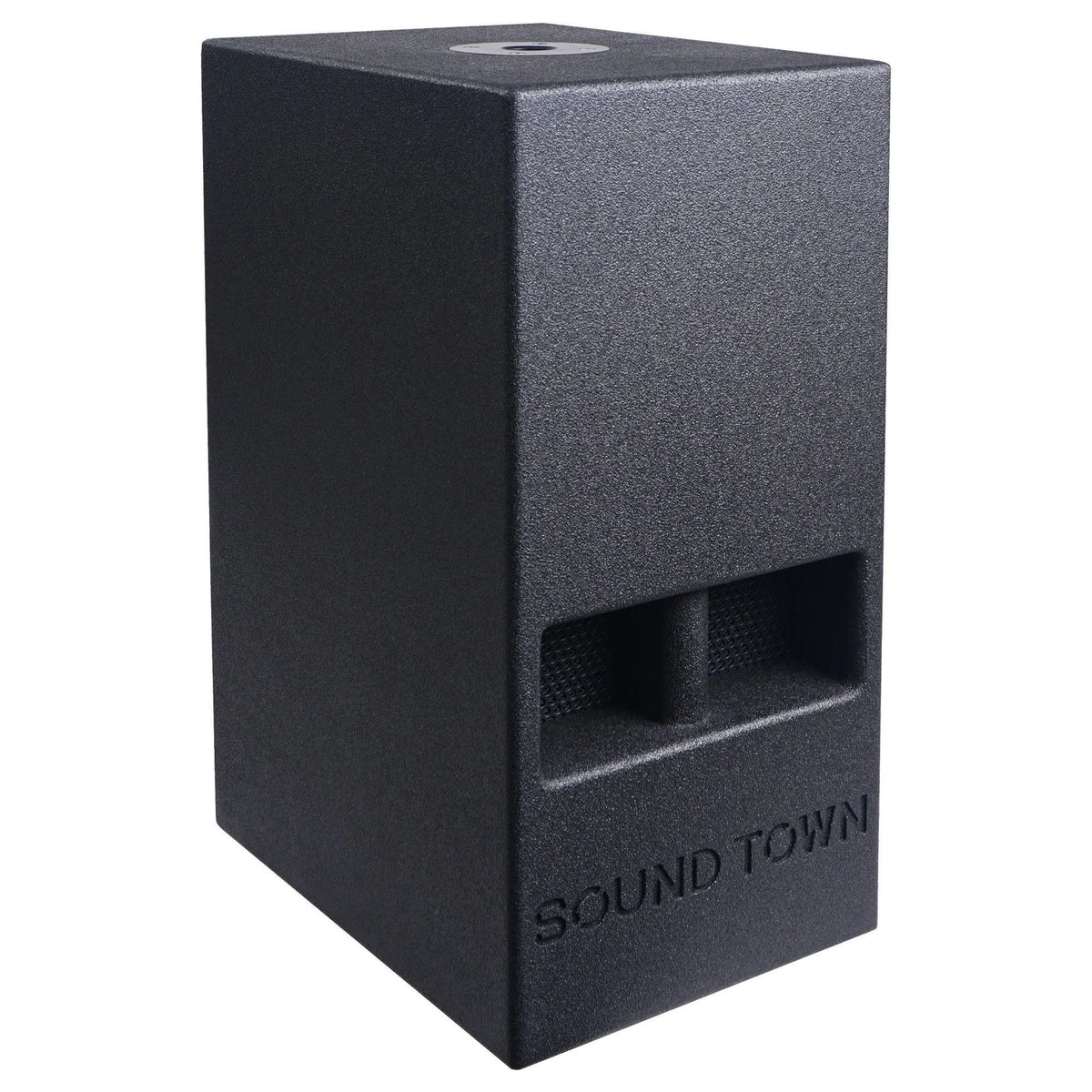 10” 600W Powered Subwoofer with Folded Horn Design, Black L853