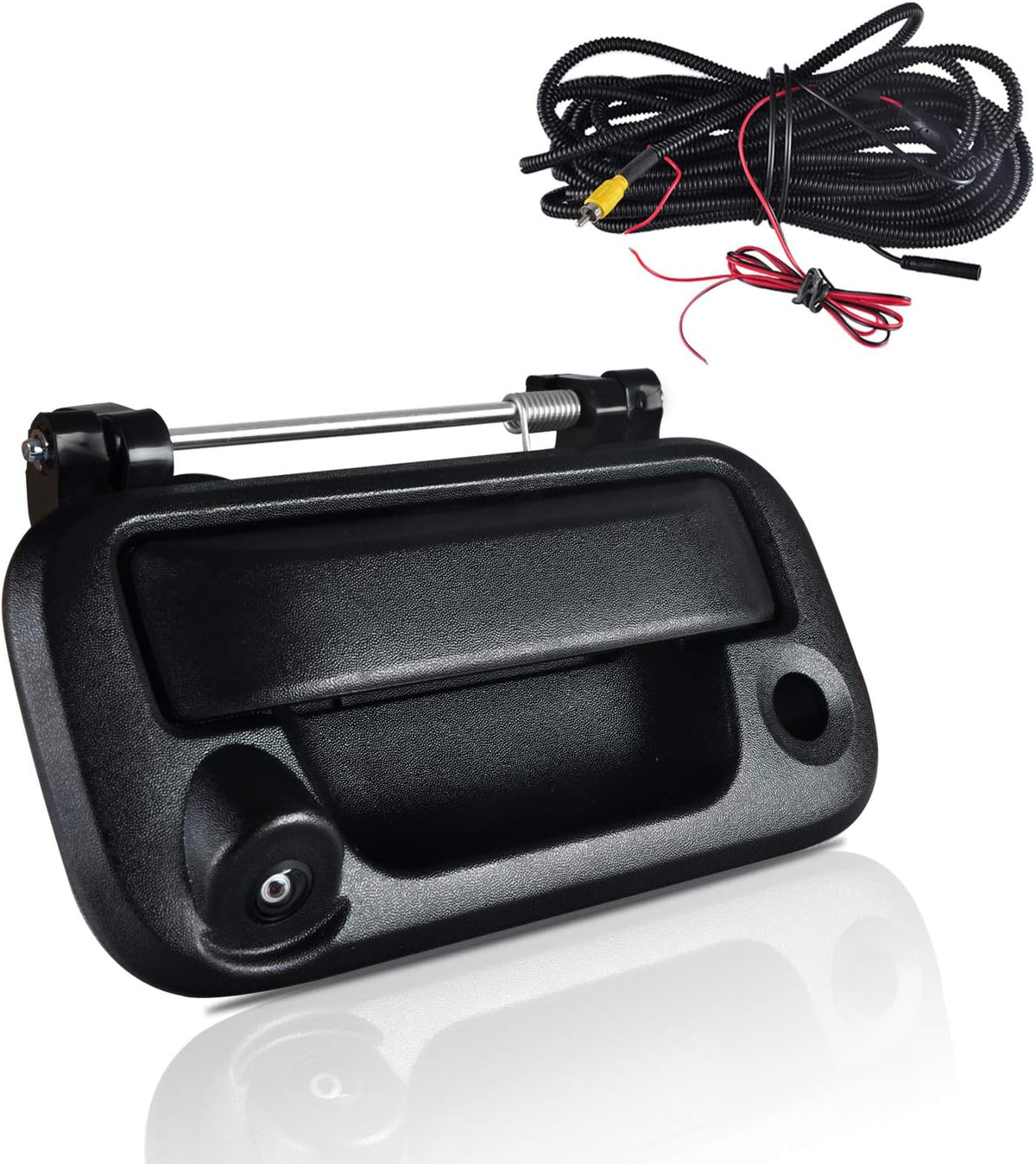 Black Tailgate Backup Reverse Handle with Backup Camera for Pickup Truck S967564