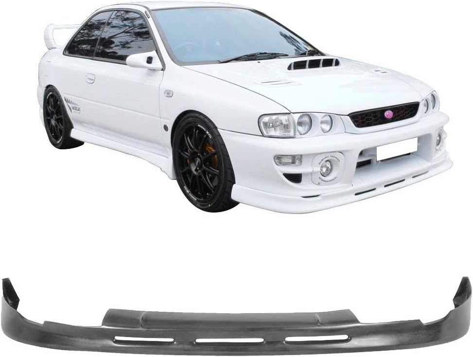 PU Black Front Bumper Lip Y9504