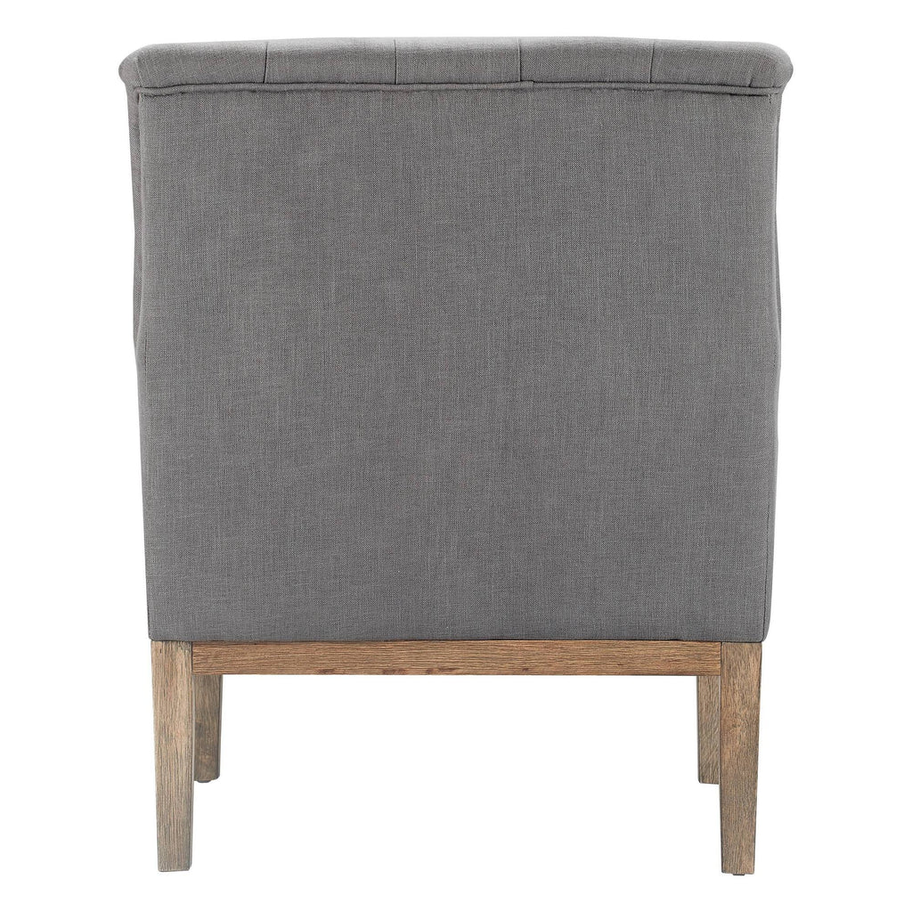 Gray Tufted Accent Chair A4893