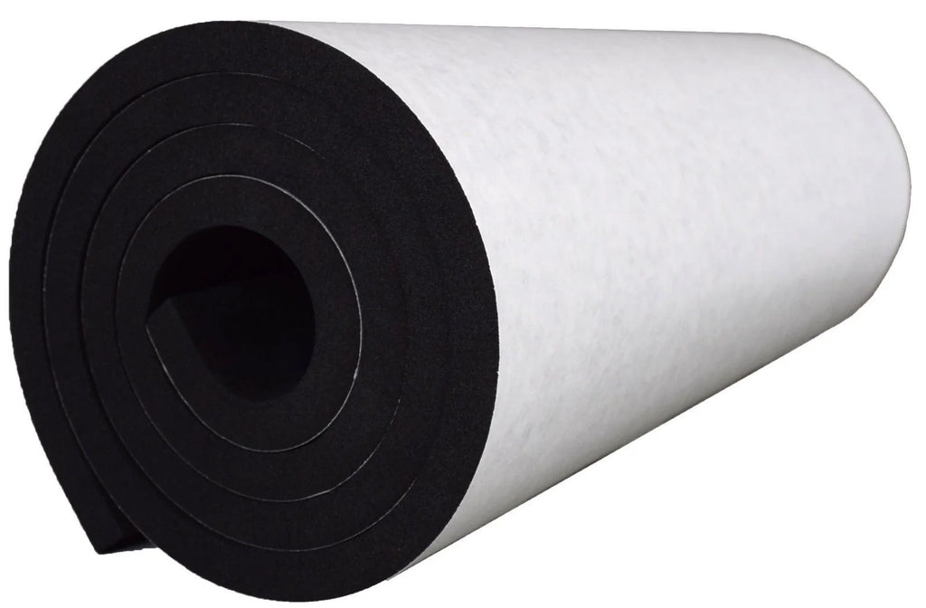 Marine Foam Rolls Sheets with Adhesive Closed Cell Foam Padding Neoprene Foam Cosplay Easy Cut - Various Sizes (60" x 16" x 1/2" (1 Pack), Black, 1) M774
