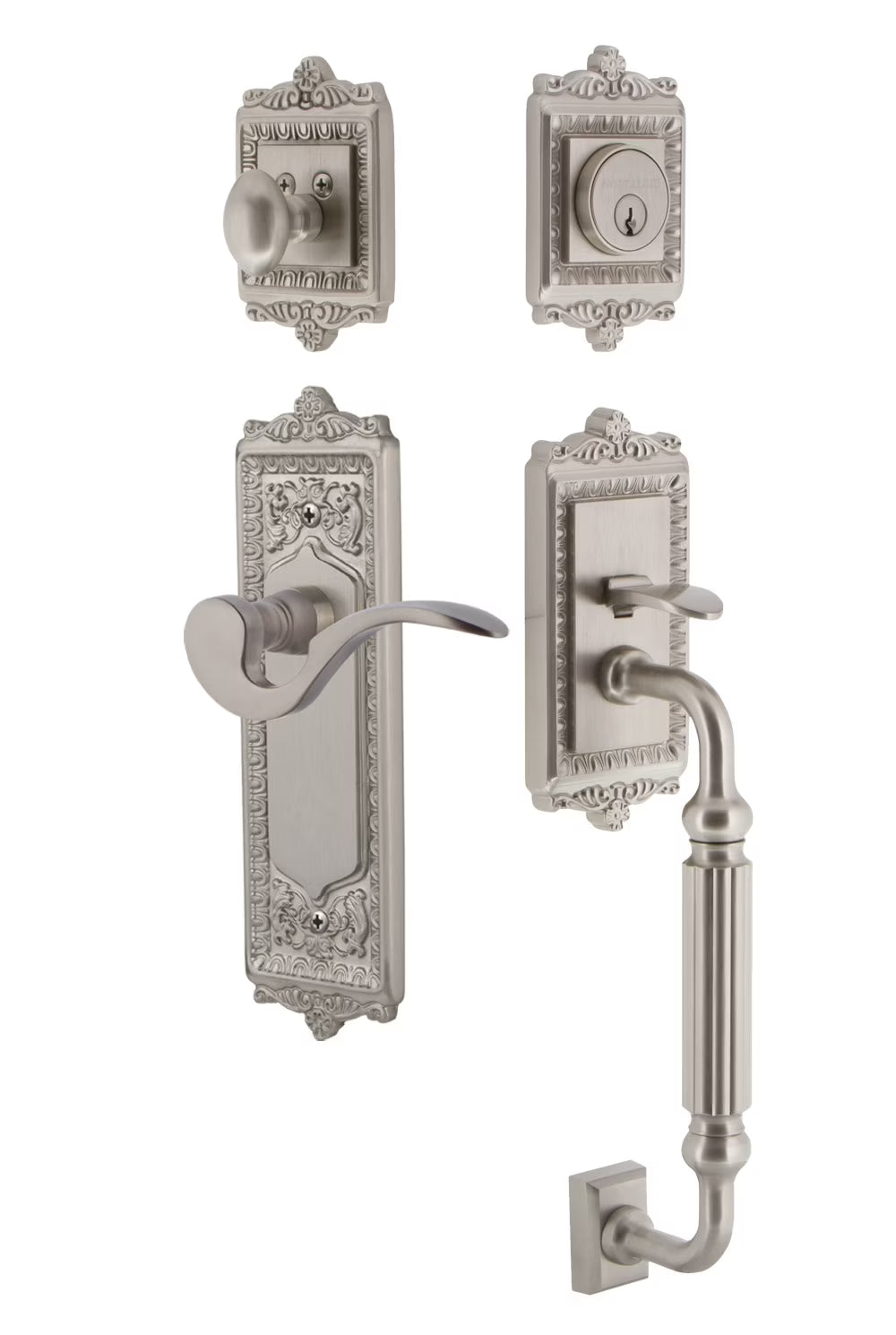 Egg & Dart Right Handed Sectional Single F9394