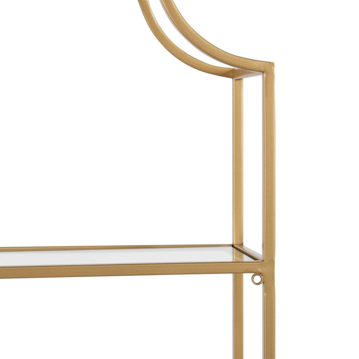 4-Tier Wall Shelf - Silver U6745