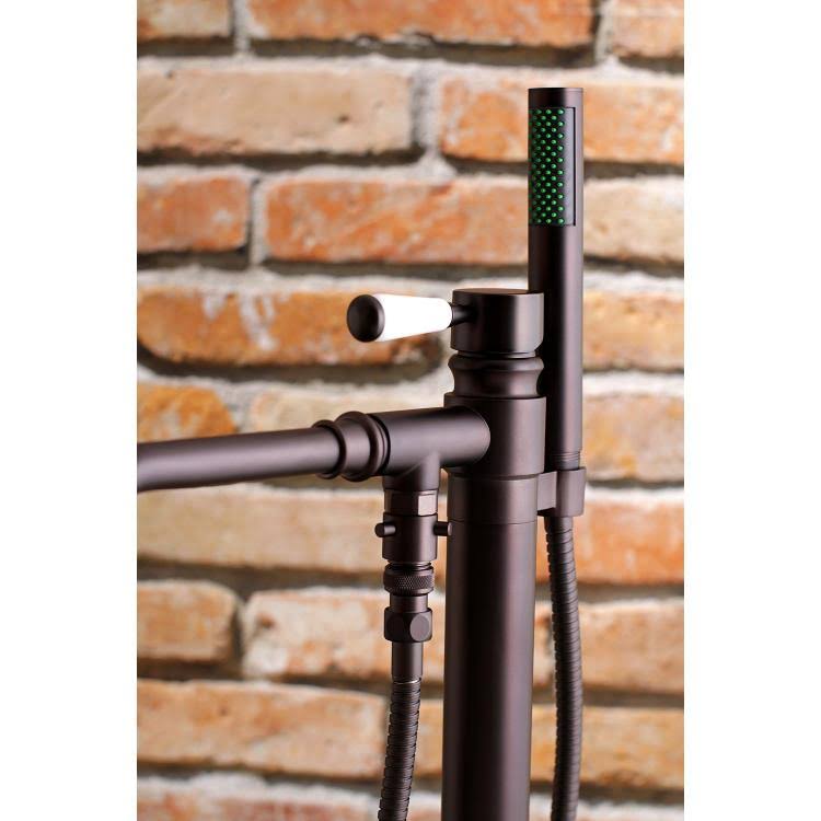 Oil Rubbed Bronze Freestanding Tub Faucet with Hand Shower I1568
