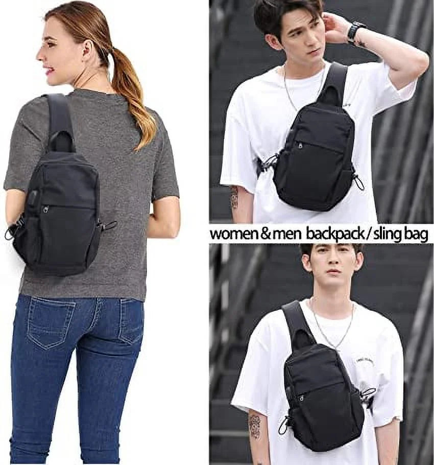Small Sling Crossbody Backpack Shoulder Messenger Bag E671