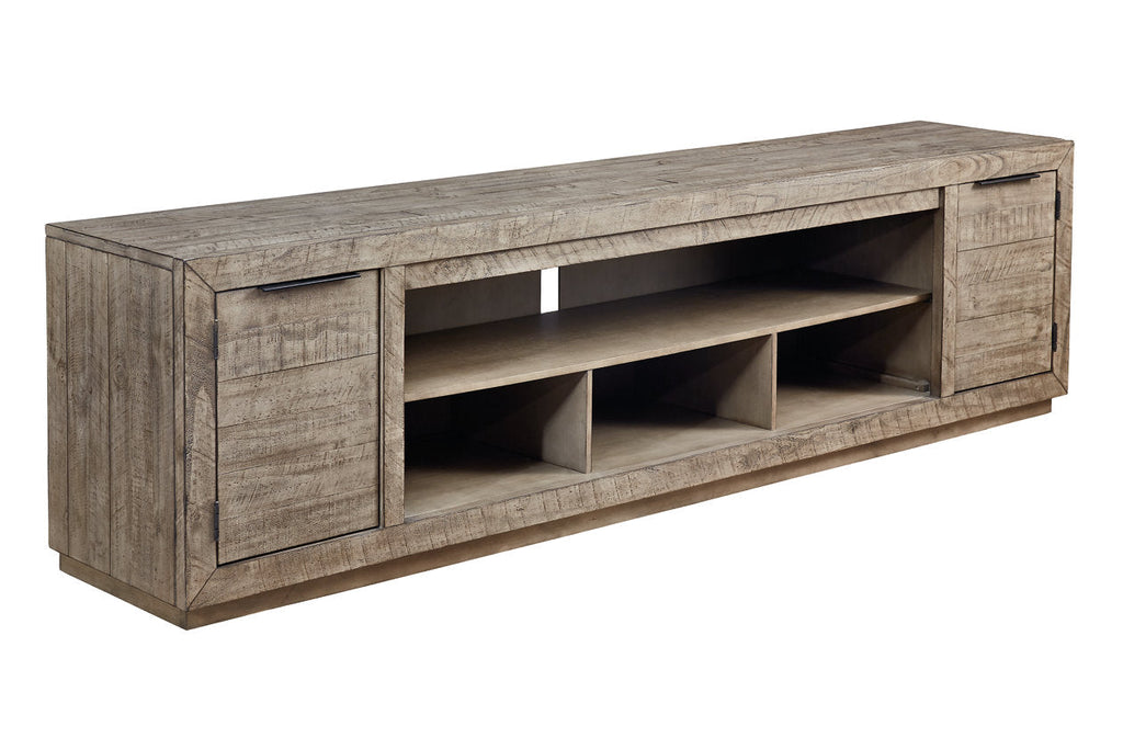 Light Gray Wood TV Stand A198701