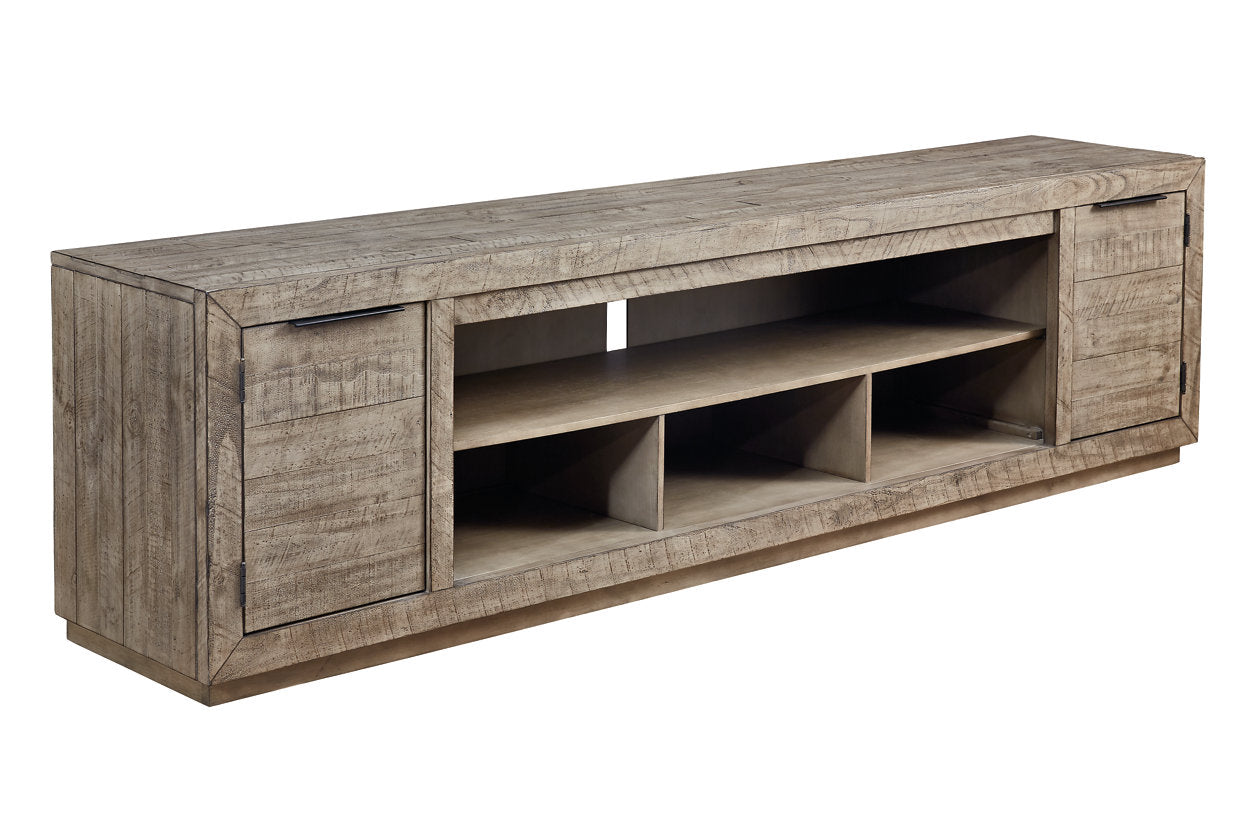 Light Gray Wood TV Stand A198701