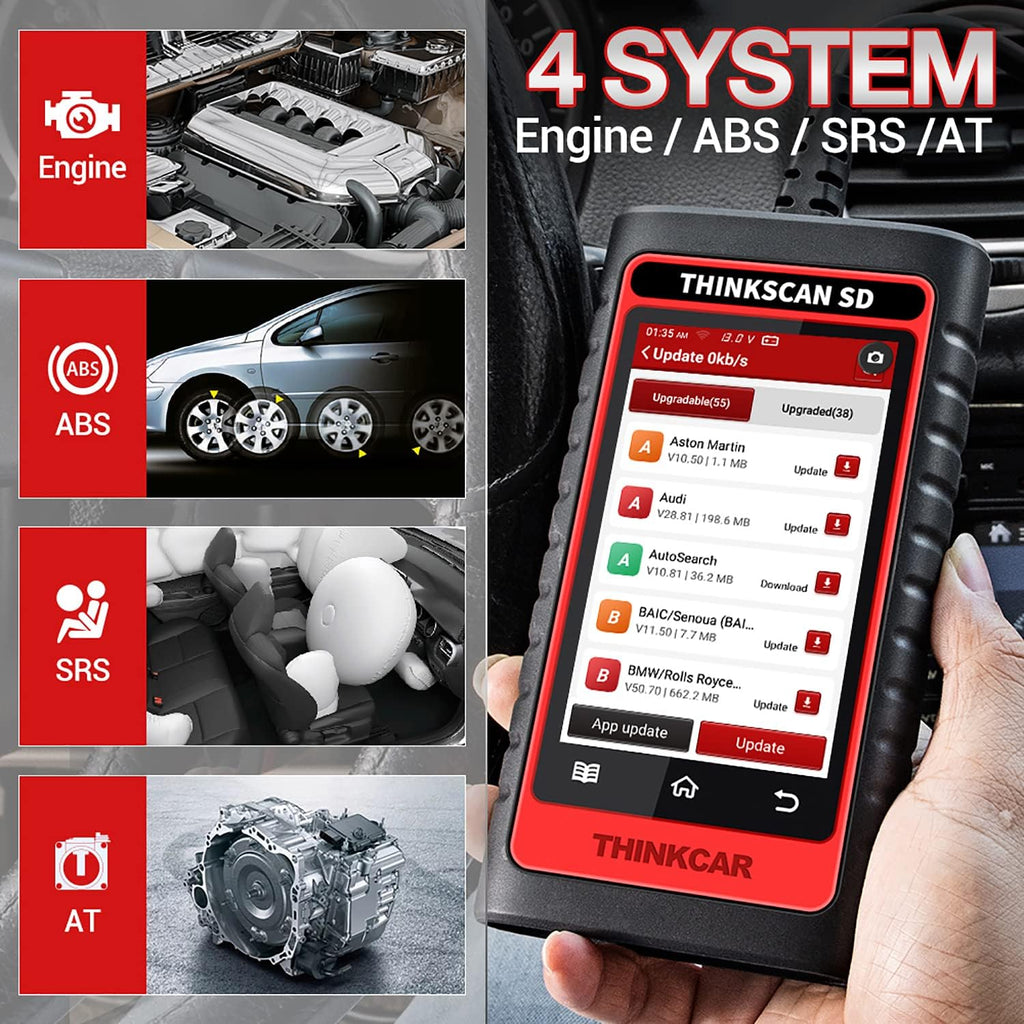 OBD2 Scanner Code Reader with 28 Reset Automotive Scan Tool Q49461