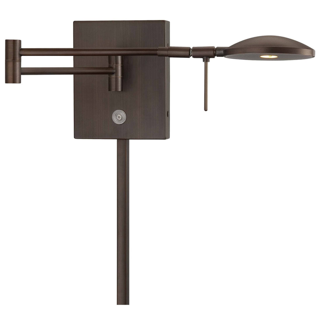 Copper Bronze Patina LED Swing Arm Wall Lamp C312888