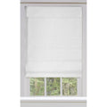 White Cotton Cordless Roman Shade R437281
