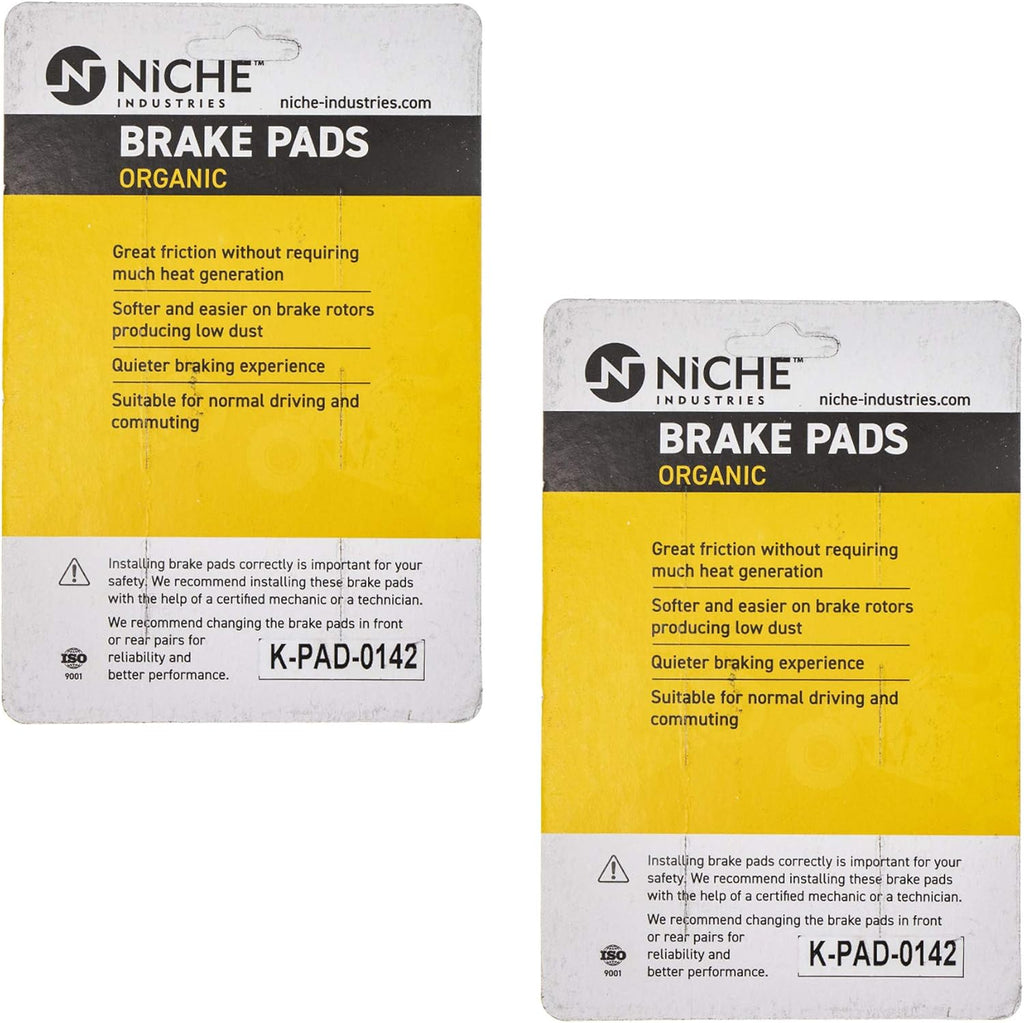 Rear Left/Right Brake Pad Set Organic 2 Pack C625962