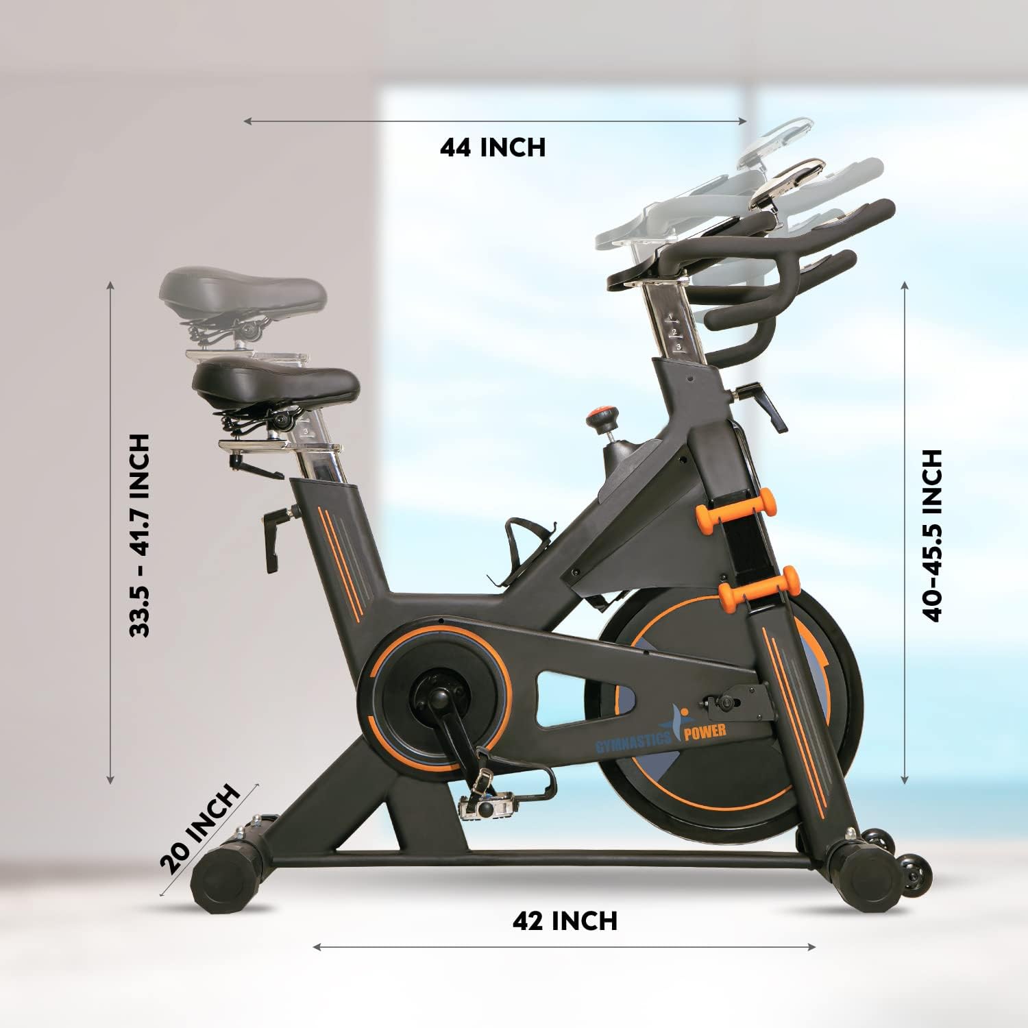 Indoor Exercise Bike with Magnetic Resistance H22735