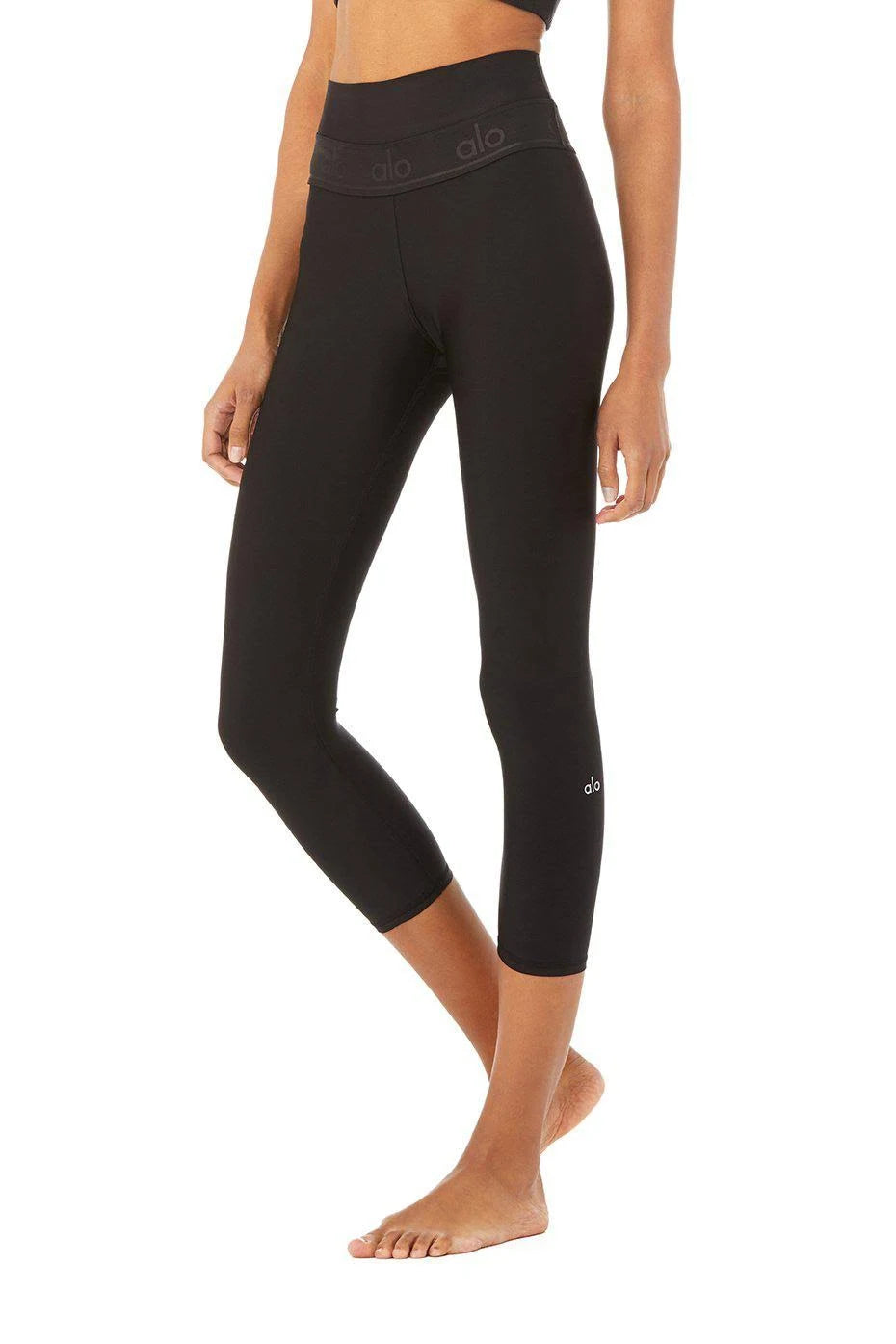 High-Waist Fitness Capri - Black D183684